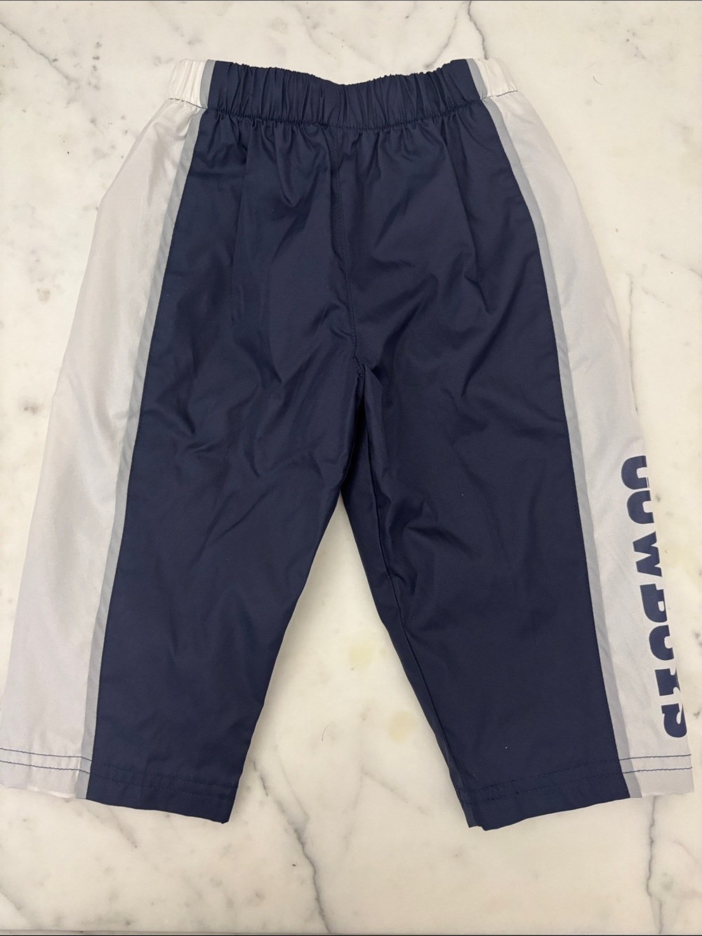 Dallas Cowboys Navy and Light Gray Athletic Track Pants